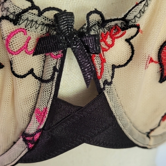 Savage X Fenty Unlined Cute Af Nude Print Bra - Picture 9 of 9